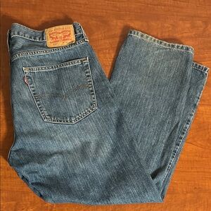 Levi's 559’s 36x30 Relaxed Straight Denim Wash Jeans